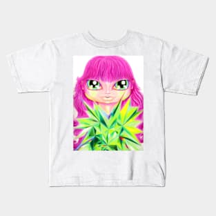 Heart Chakra Girl Kids T-Shirt